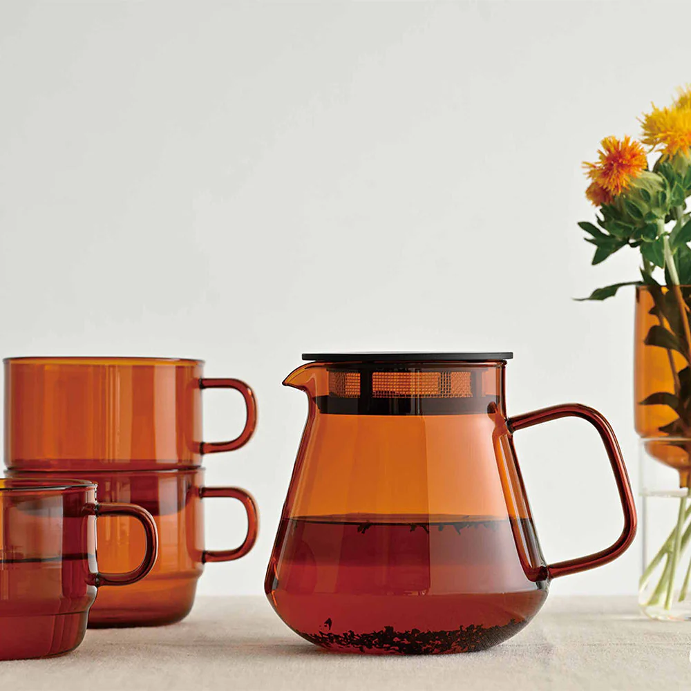 Hario Colors Tea & Coffee Server - 600ml (Amber) - Image 4