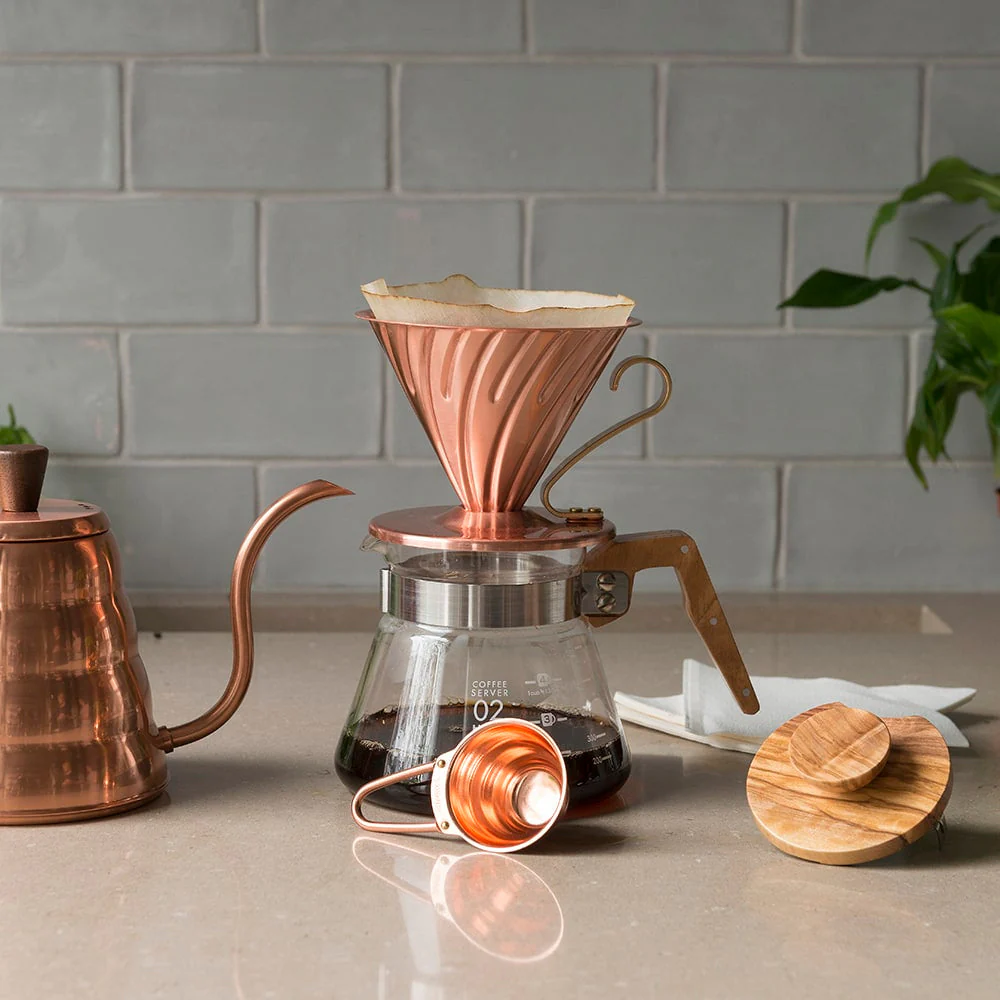 Hario V60 Copper Coffee Dripper - Size 02 - Image 5